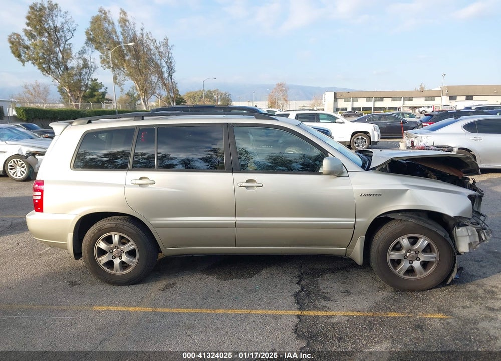 2001 TOYOTA HIGHLANDER V6 VIN: JTEGF21A310017761
