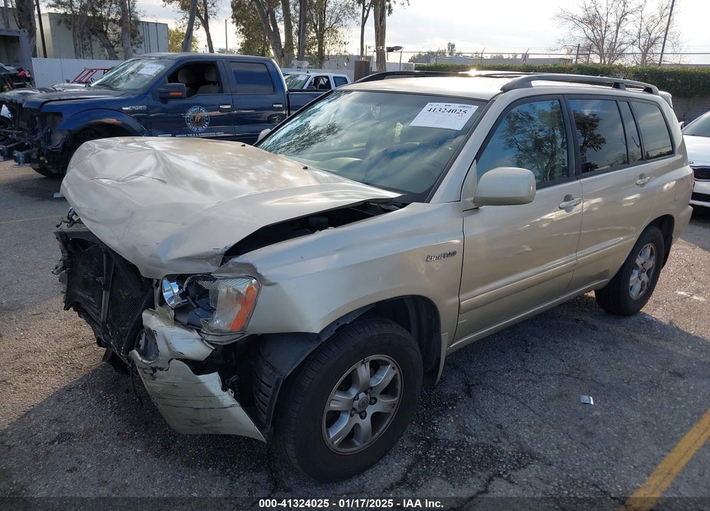 2001 TOYOTA HIGHLANDER V6 VIN: JTEGF21A310017761