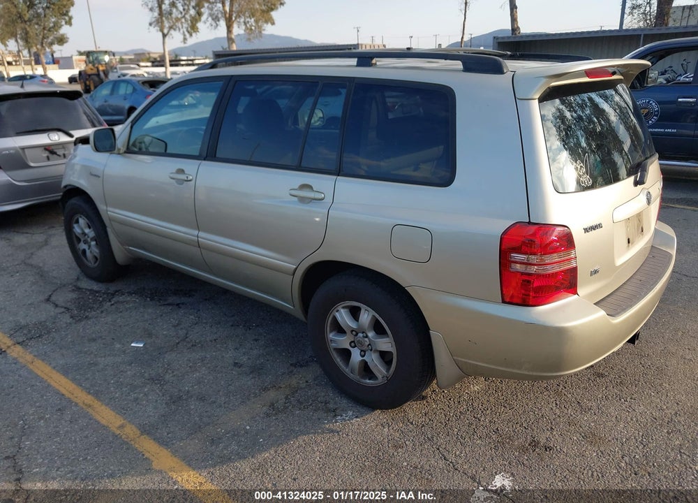2001 TOYOTA HIGHLANDER V6 VIN: JTEGF21A310017761