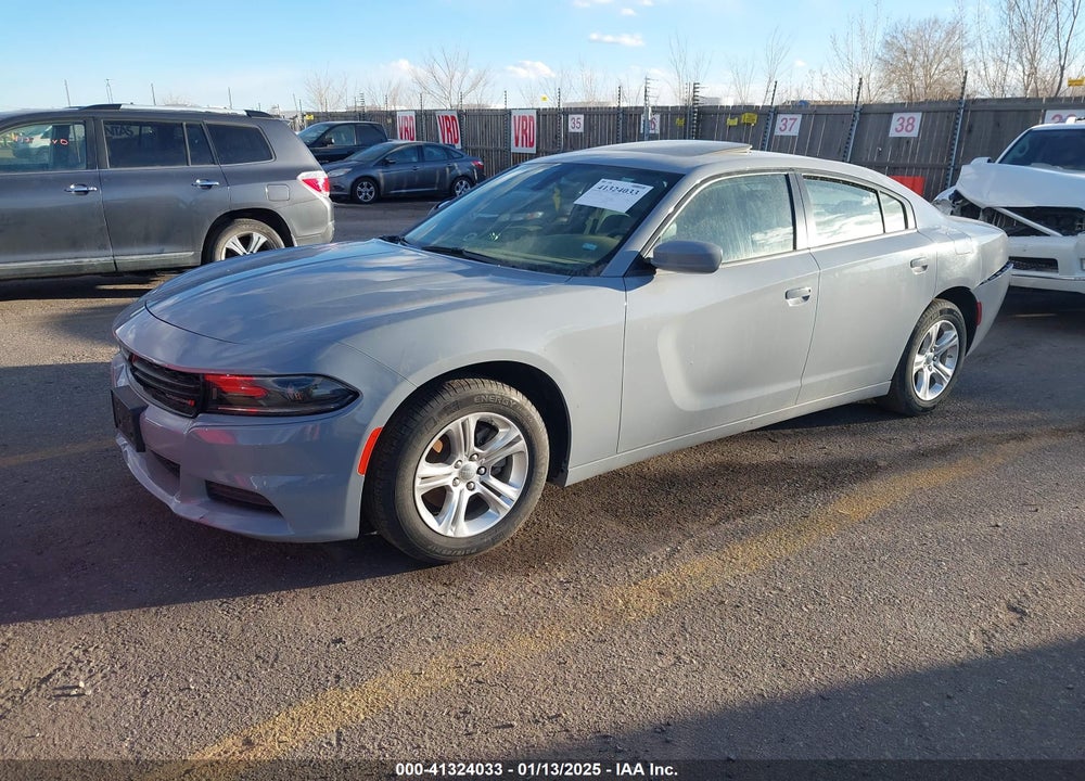 2022 DODGE CHARGER SXT RWD VIN: 2C3CDXBG4NH204649