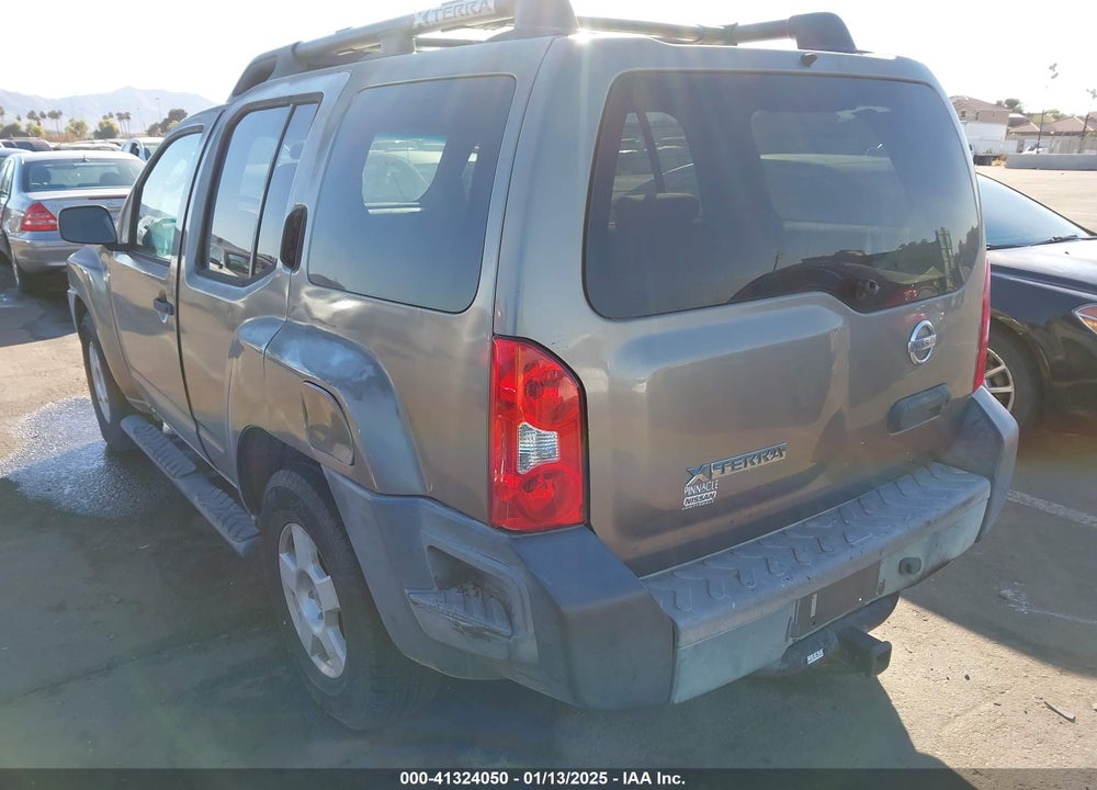2006 NISSAN XTERRA S VIN: 5N1AN08U26C504226