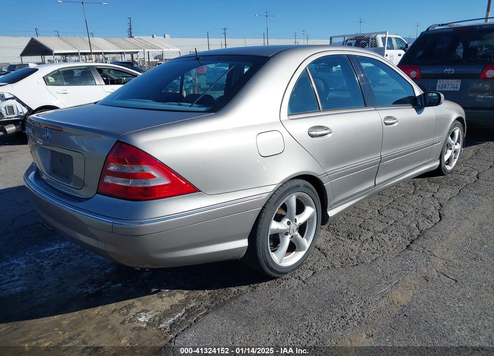 2006 MERCEDES-BENZ C 230 SPORT VIN: WDBRF52HX6F767770