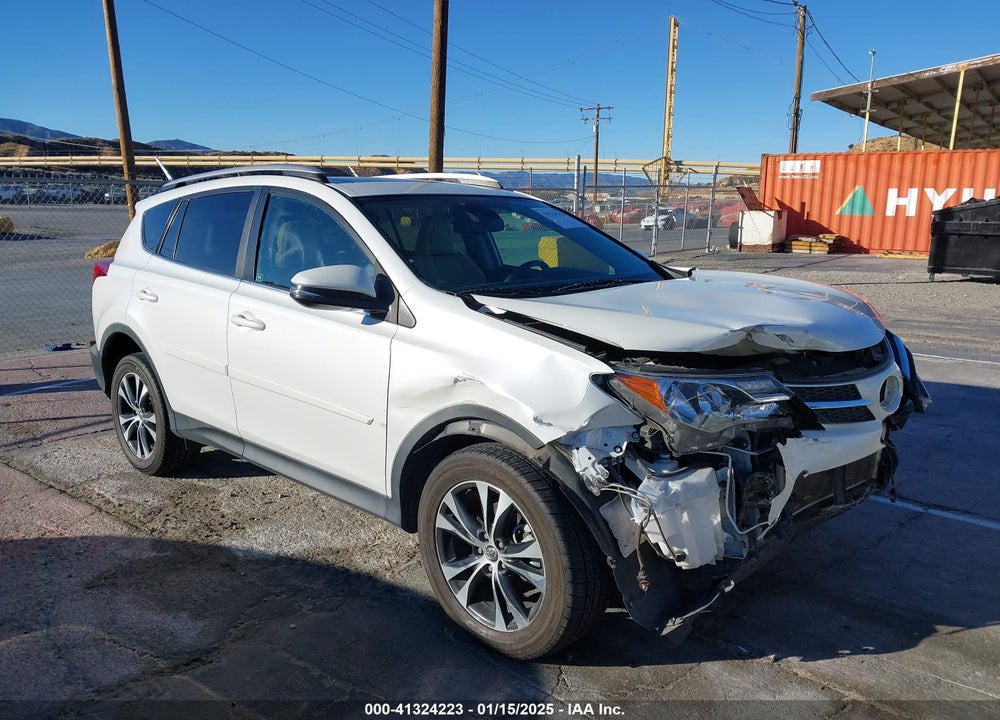 2015 TOYOTA RAV4 LIMITED VIN: 2T3DFREV0FW407216