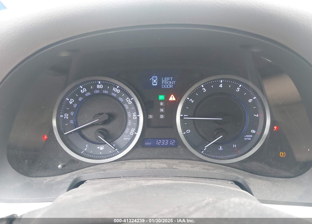 2012 LEXUS IS 250 VIN: JTHBF5C24C5160924