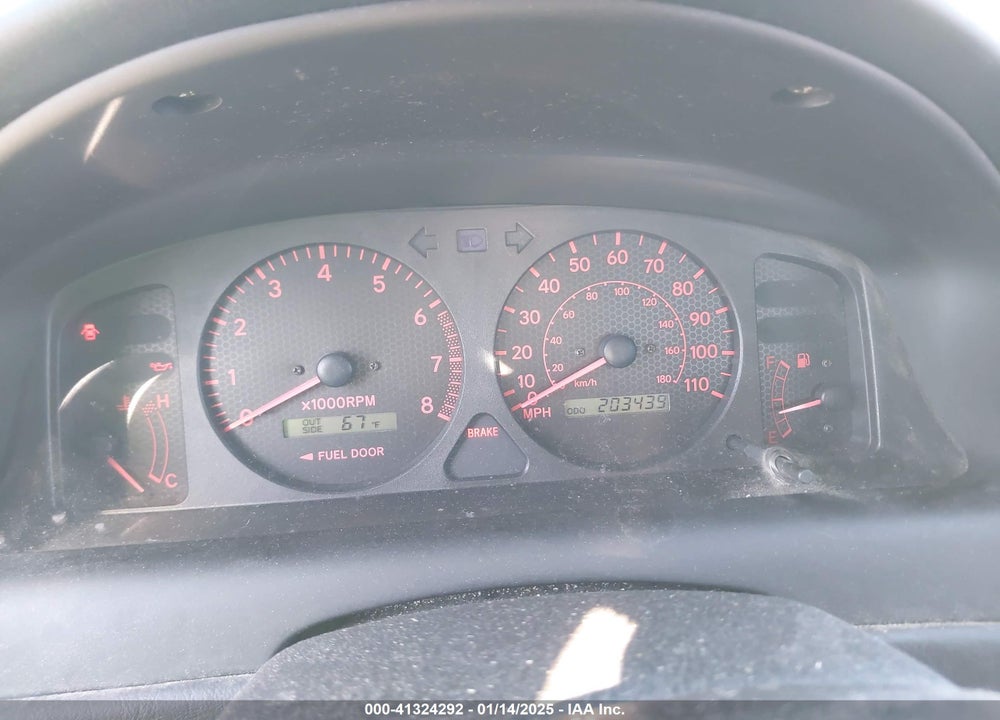 2002 TOYOTA COROLLA S VIN: 1NXBR12E22Z615332