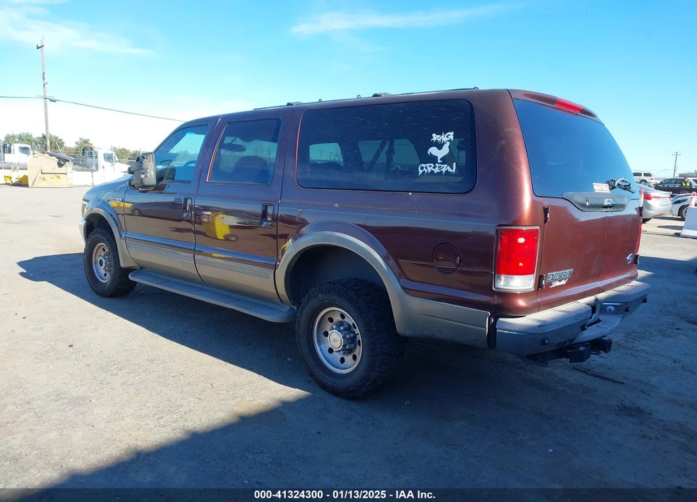2000 FORD EXCURSION LIMITED VIN: 1FMSU43F6YEC79842