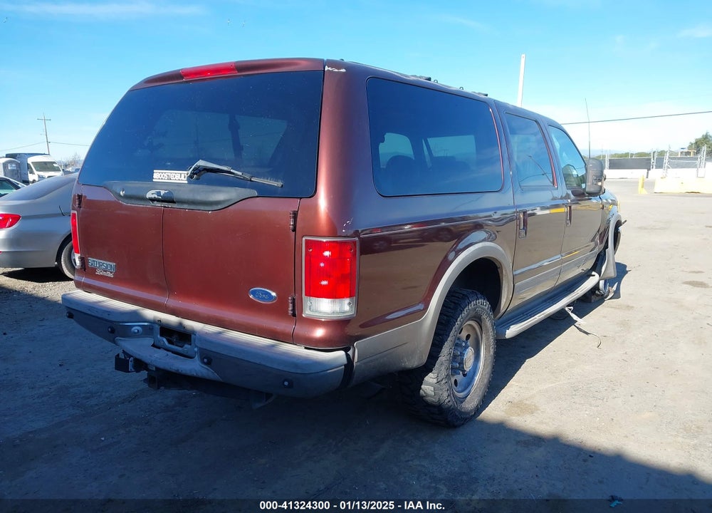 2000 FORD EXCURSION LIMITED VIN: 1FMSU43F6YEC79842