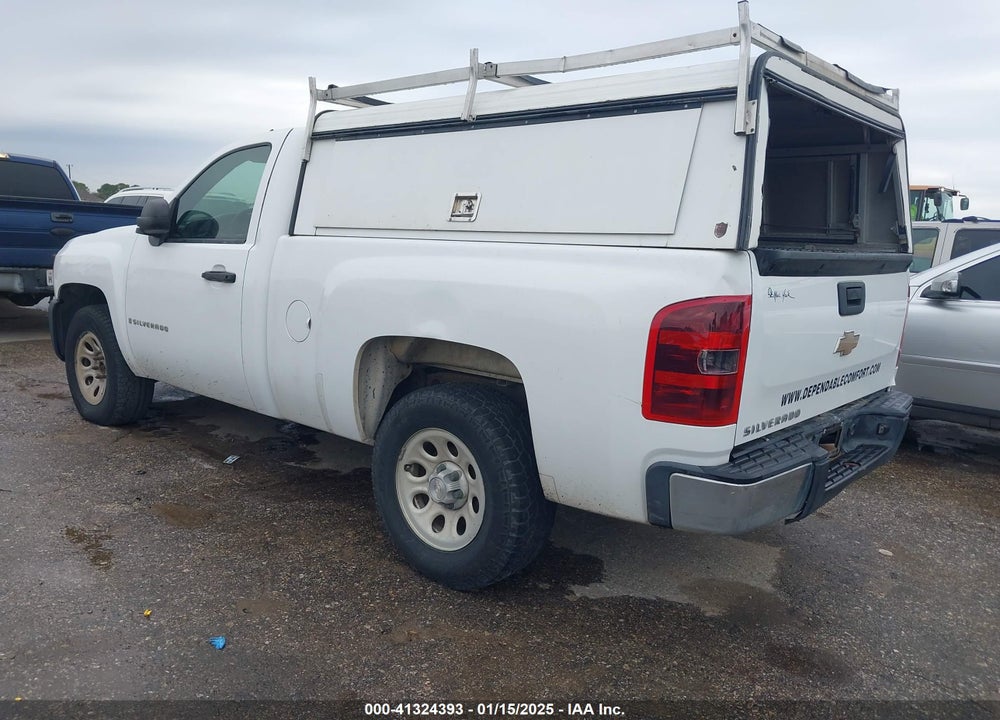 2008 CHEVROLET SILVERADO 1500 WORK TRUCK VIN: 1GCEC14X78Z316206