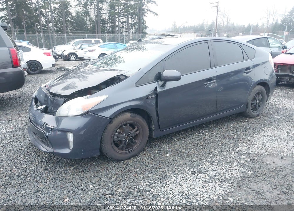 2013 TOYOTA PRIUS TWO VIN: JTDKN3DU0D1615365