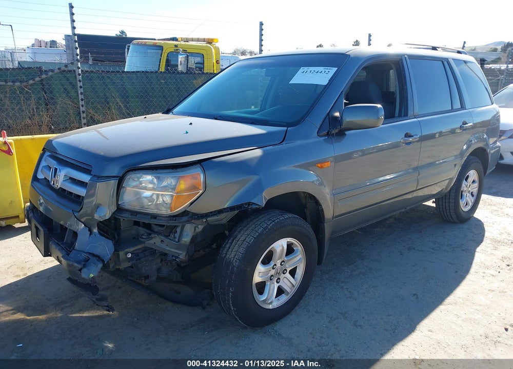 2008 HONDA PILOT VP VIN: 5FNYF18218B018467