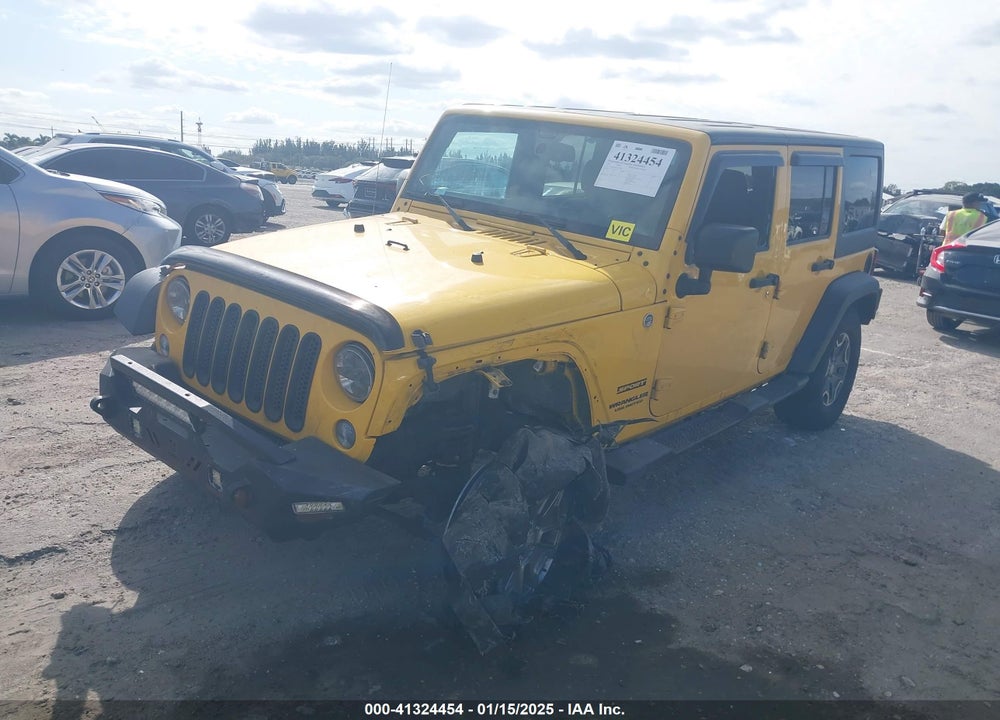 2015 JEEP WRANGLER UNLIMITED SPORT VIN: 1C4BJWDG5FL573788