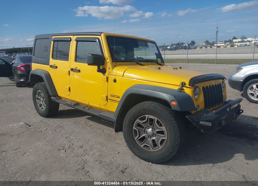 2015 JEEP WRANGLER UNLIMITED SPORT VIN: 1C4BJWDG5FL573788