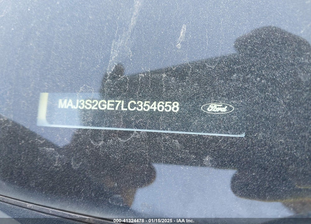 2020 FORD ECOSPORT SE VIN: MAJ3S2GE7LC354658