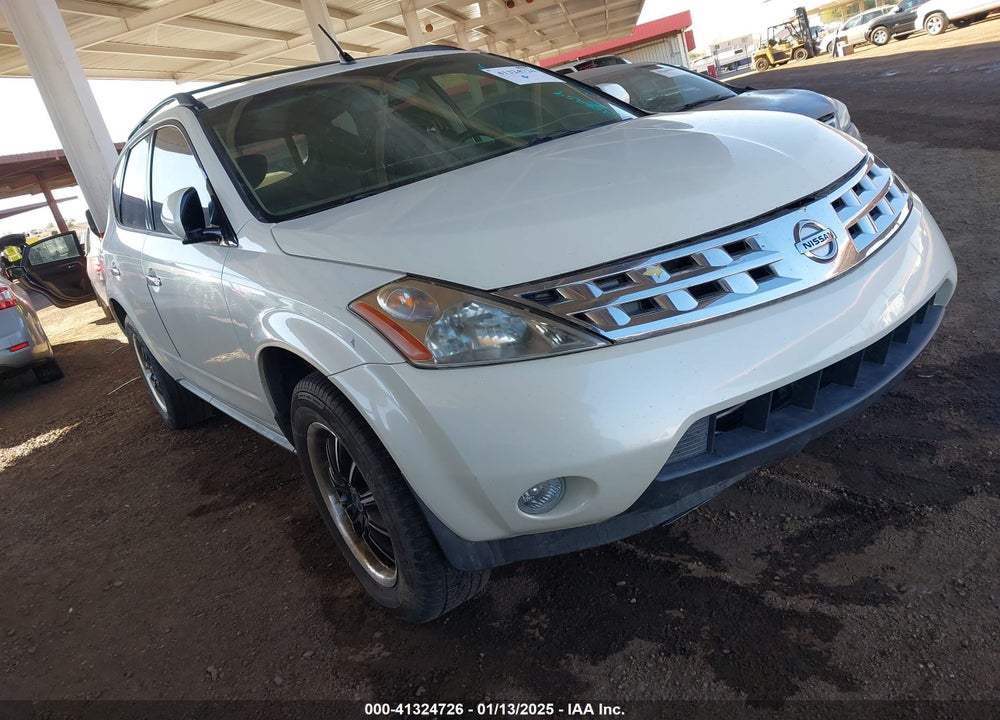 2004 NISSAN MURANO SL VIN: JN8AZ08T74W215259