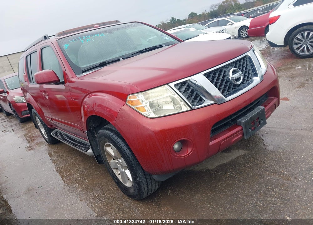 2008 NISSAN PATHFINDER SE VIN: 5N1AR18U28C608714