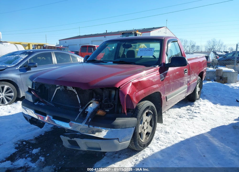 2005 CHEVROLET SILVERADO 1500 LS VIN: 1GCEC14V65Z135978