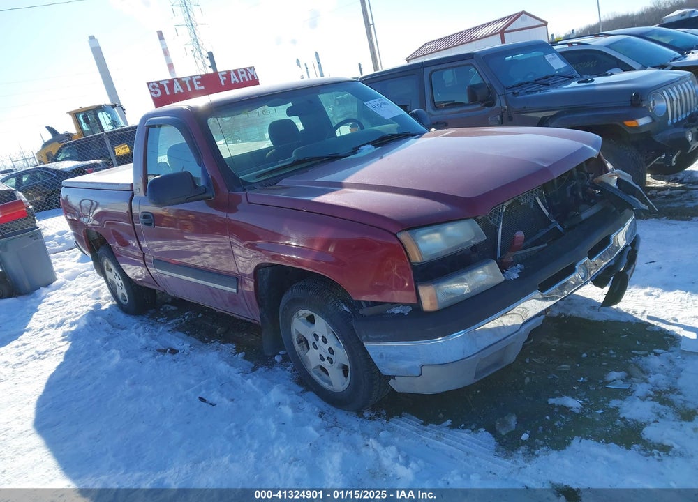2005 CHEVROLET SILVERADO 1500 LS VIN: 1GCEC14V65Z135978