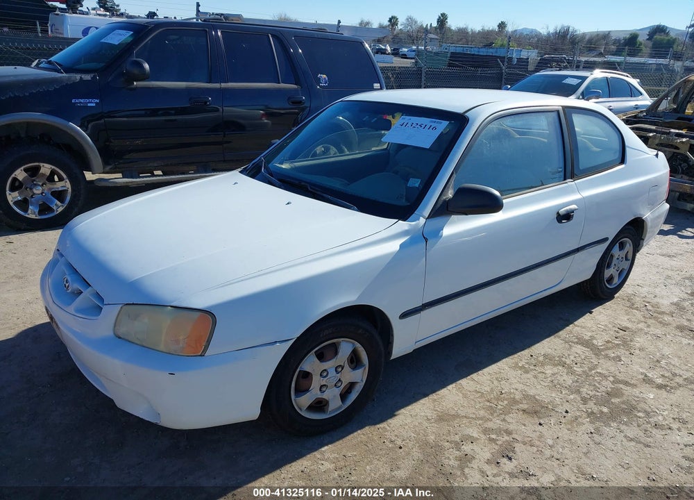 2000 HYUNDAI ACCENT L VIN: KMHCF35G6YU030199