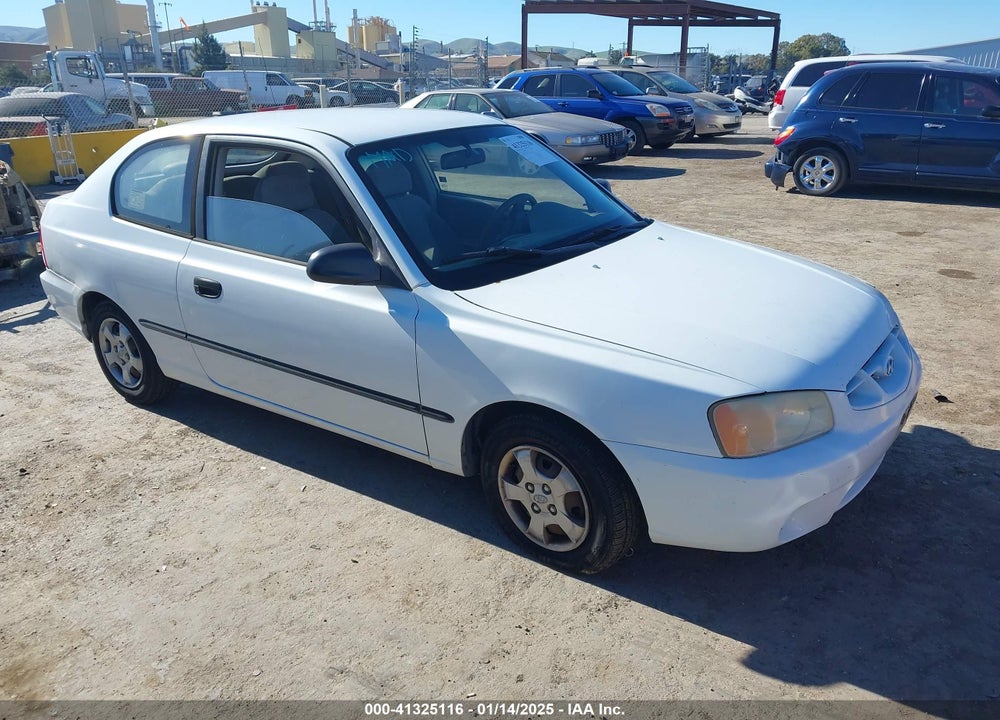 2000 HYUNDAI ACCENT L VIN: KMHCF35G6YU030199