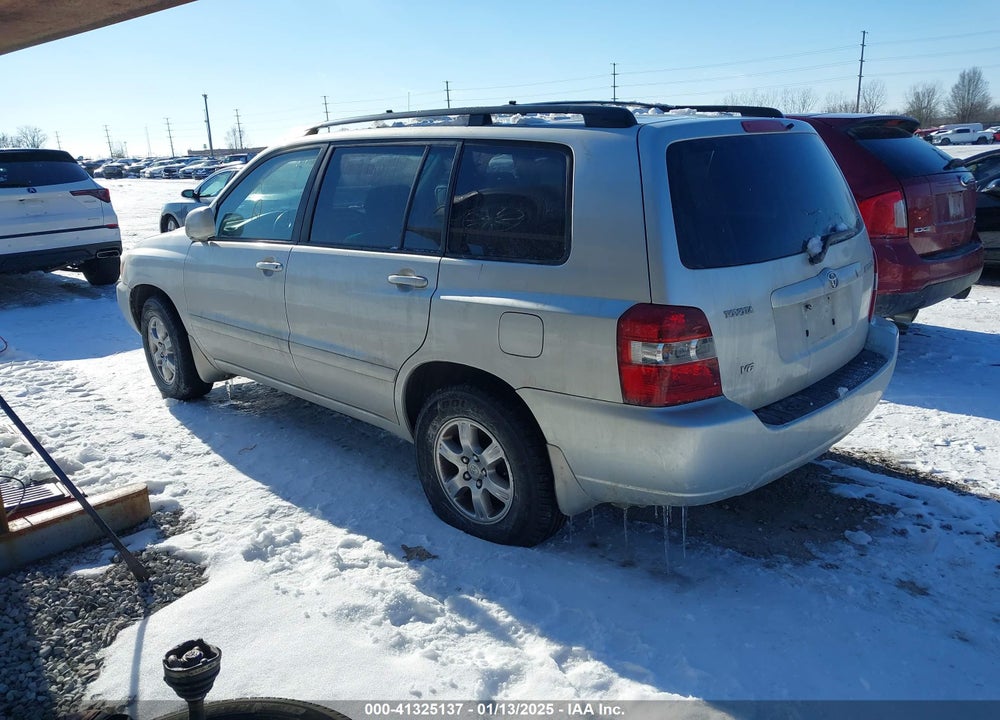 2005 TOYOTA HIGHLANDER V6 VIN: JTEDP21A750082392