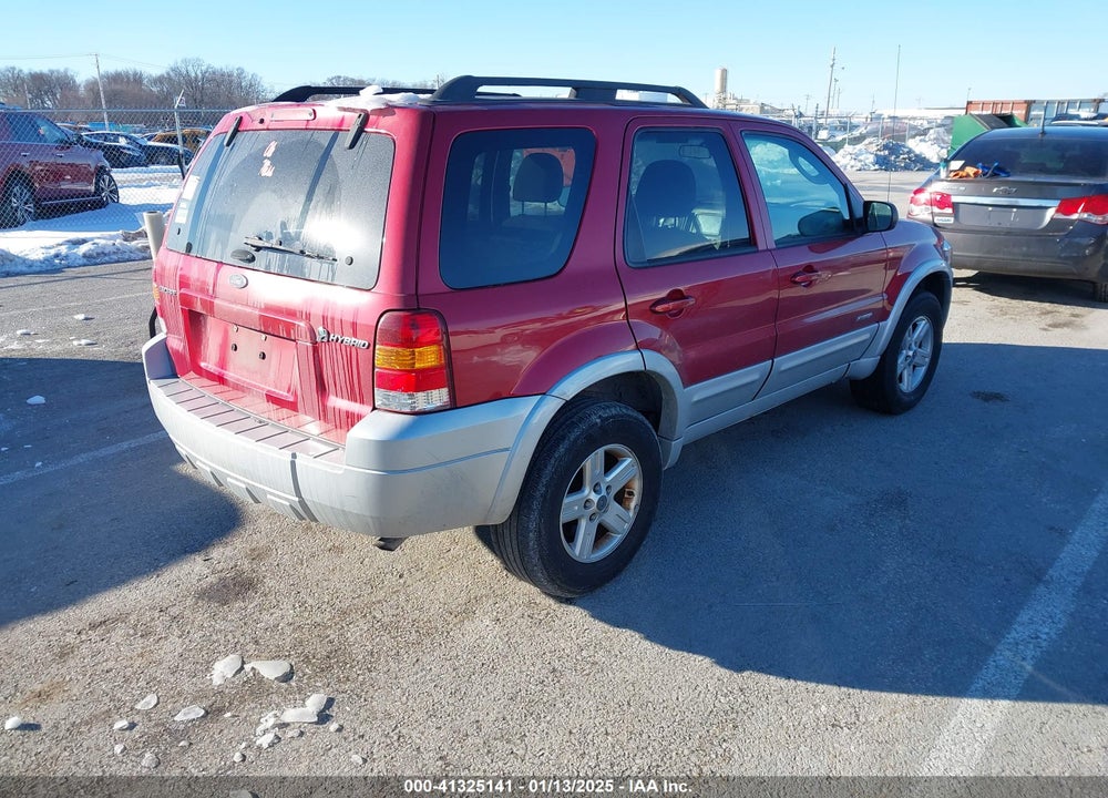 2007 FORD ESCAPE HYBRID VIN: 1FMYU49H27KA54272