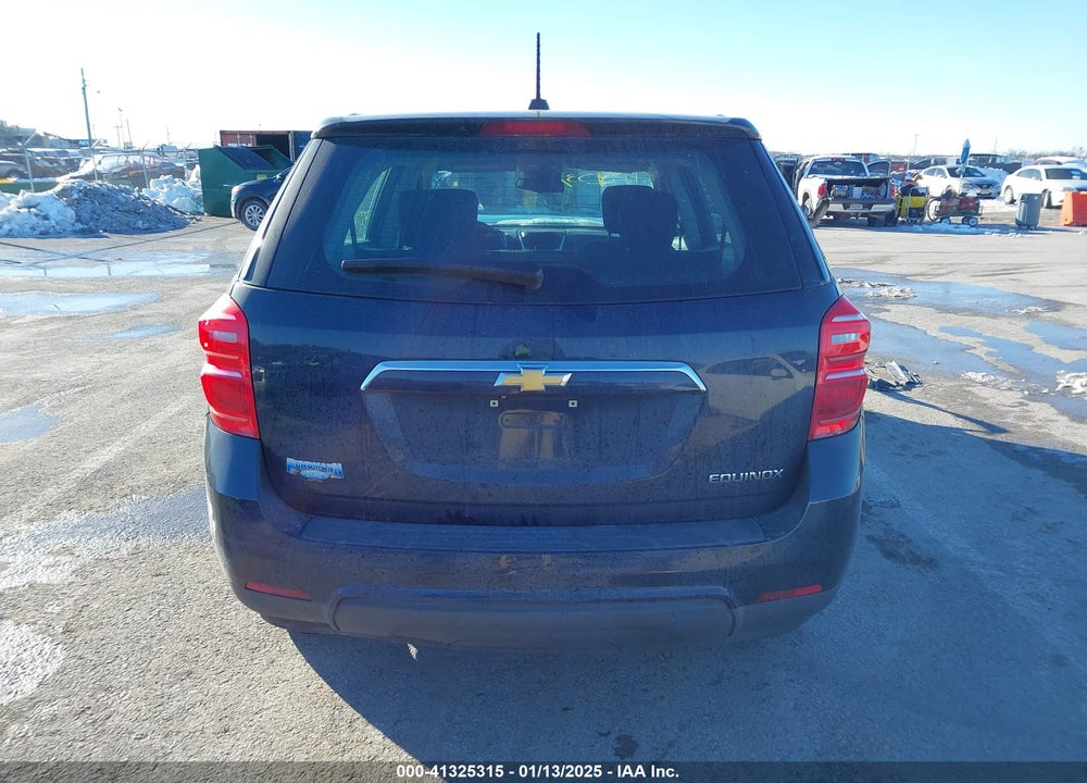 2016 CHEVROLET EQUINOX LS VIN: 2GNALBEK0G6150359