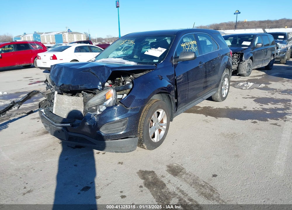 2016 CHEVROLET EQUINOX LS VIN: 2GNALBEK0G6150359