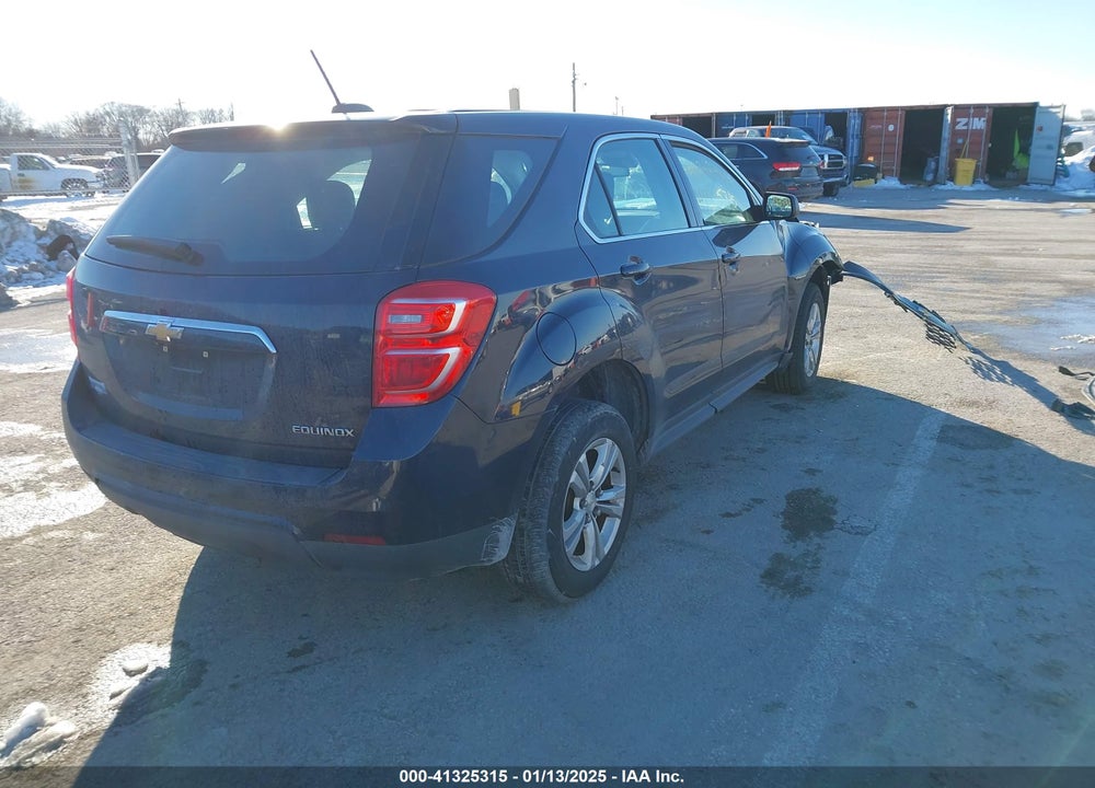 2016 CHEVROLET EQUINOX LS VIN: 2GNALBEK0G6150359