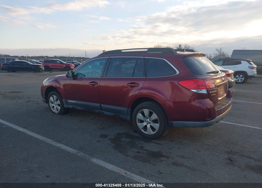 2011 SUBARU OUTBACK 2.5I LIMITED VIN: 4S4BRBLC7B3437801