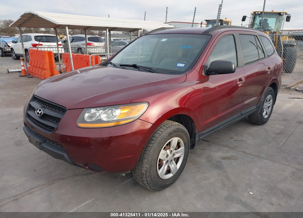 2009 HYUNDAI SANTA FE GLS VIN: 5NMSG13DX9H317516