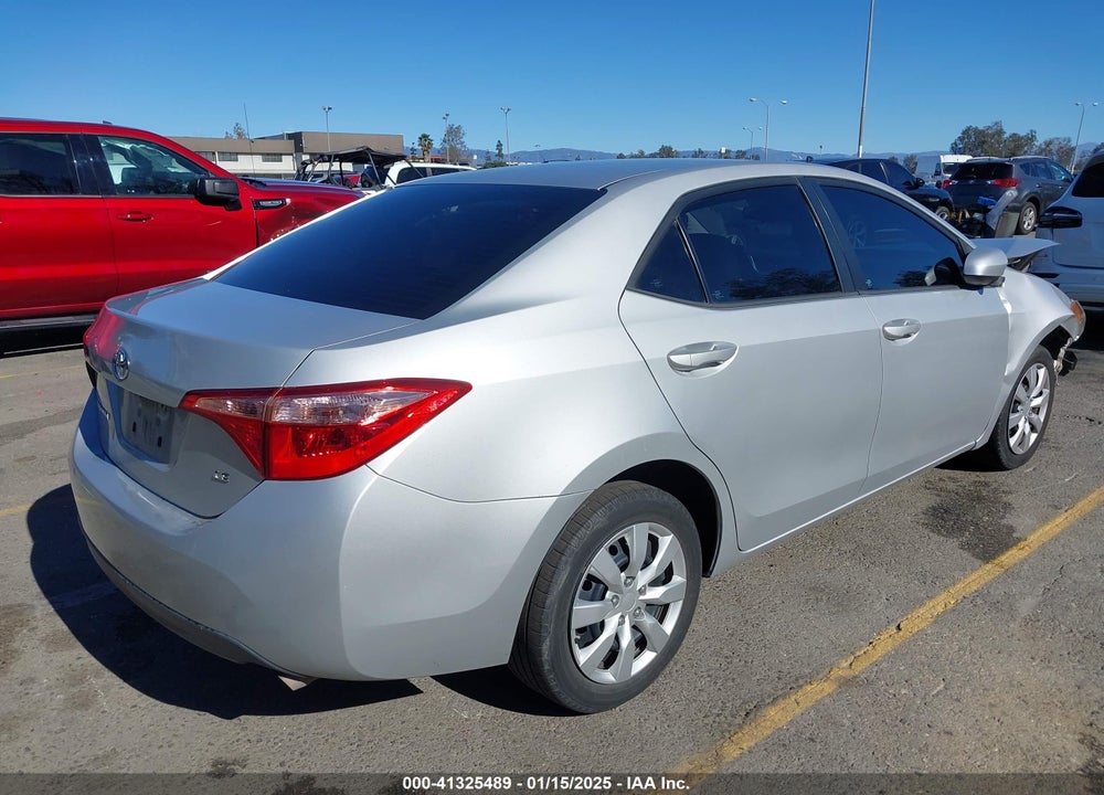 2017 TOYOTA COROLLA LE VIN: 5YFBURHE5HP697796