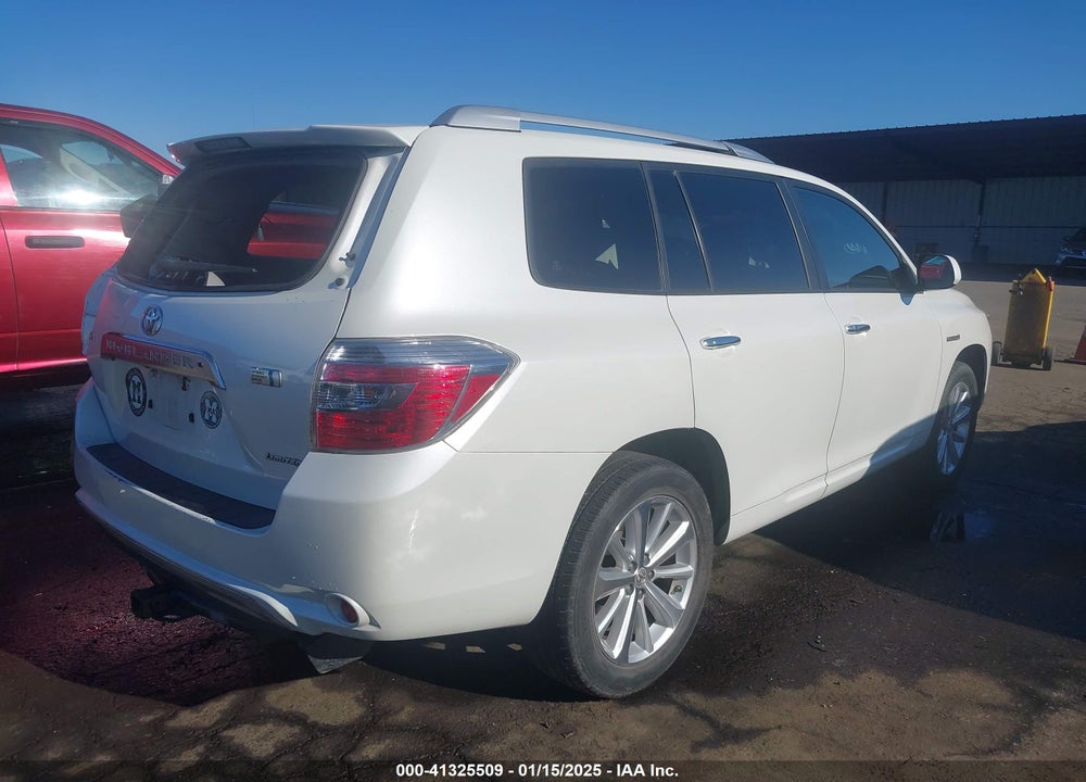 2008 TOYOTA HIGHLANDER HYBRID LIMITED VIN: JTEEW44A082003247