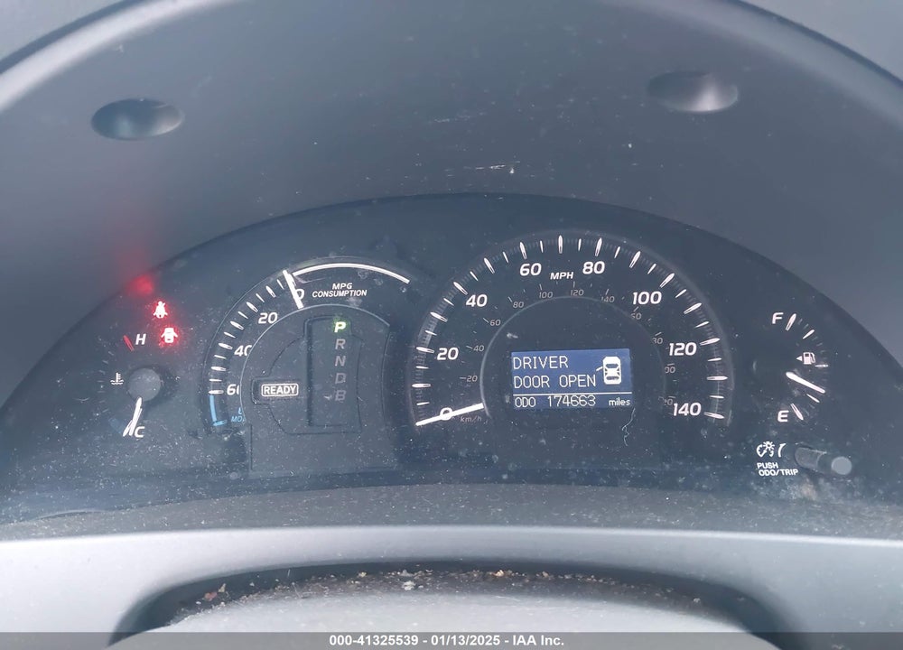 2007 TOYOTA CAMRY HYBRID VIN: 4T1BB46K77U010476
