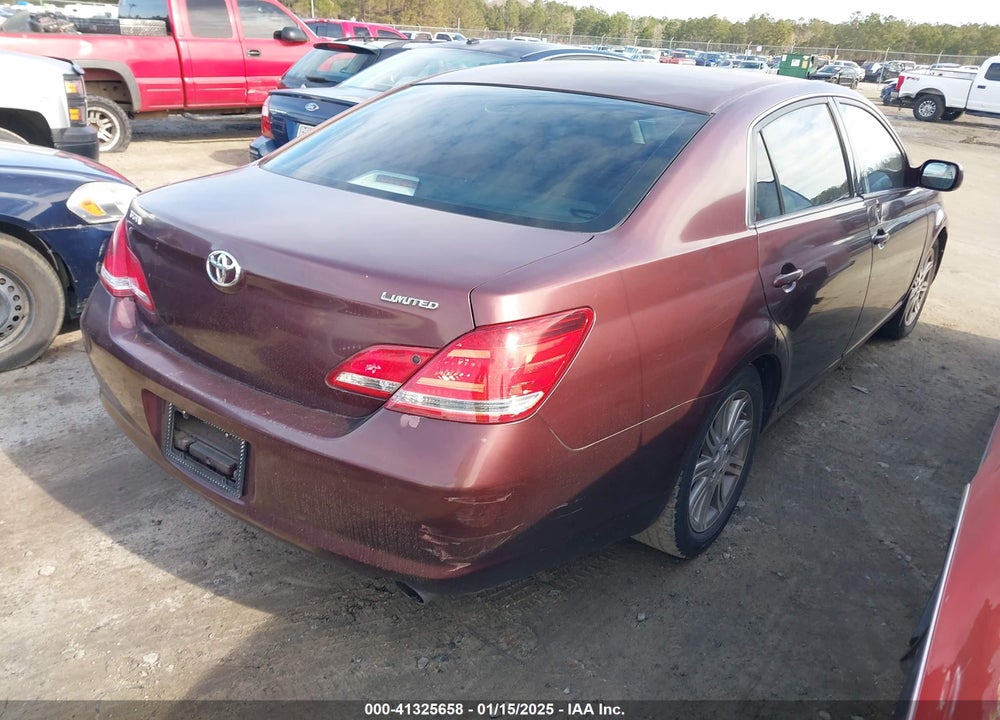 2007 TOYOTA AVALON LIMITED VIN: 4T1BK36B87U228565