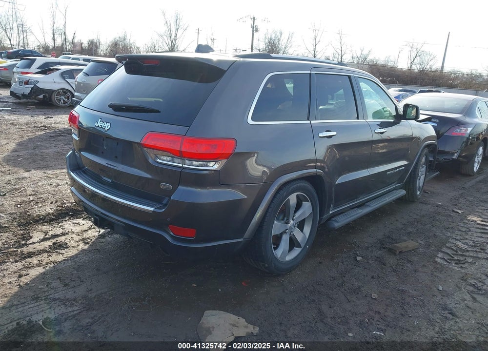 2014 JEEP GRAND CHEROKEE OVERLAND VIN: 1C4RJFCT4EC196253