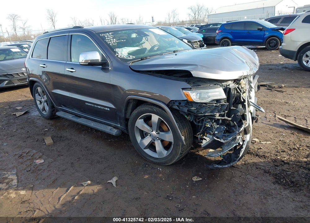 2014 JEEP GRAND CHEROKEE OVERLAND VIN: 1C4RJFCT4EC196253