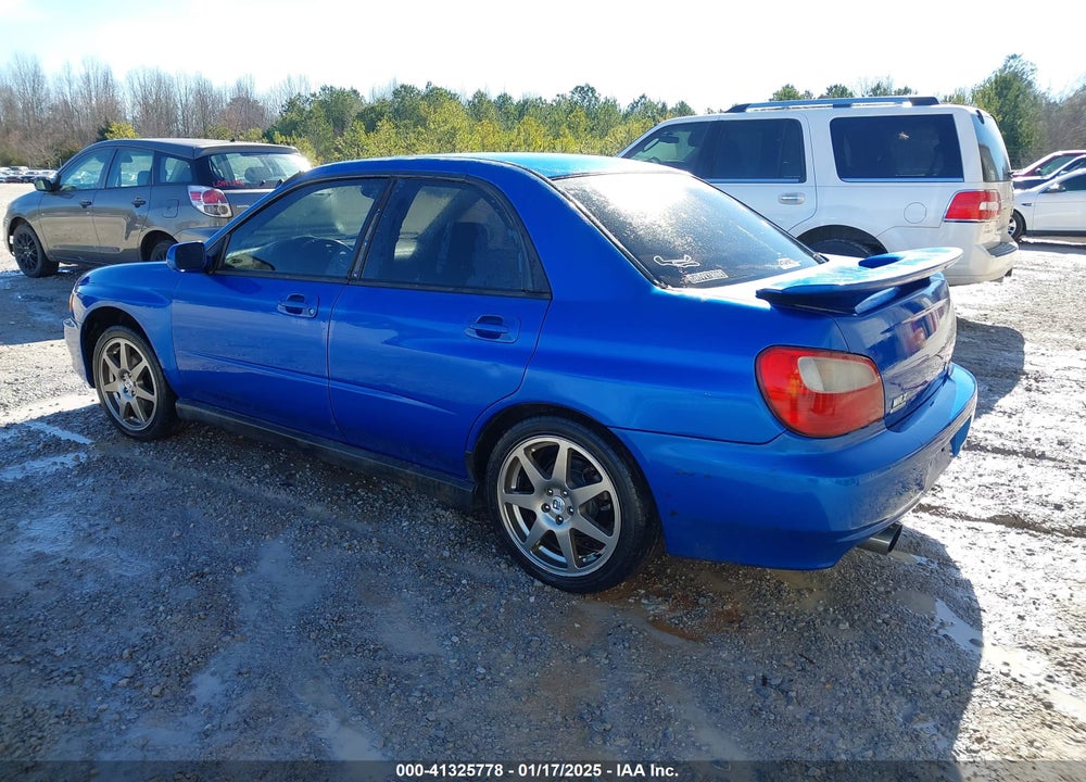 2002 SUBARU IMPREZA WRX VIN: JF1GD29672G521917
