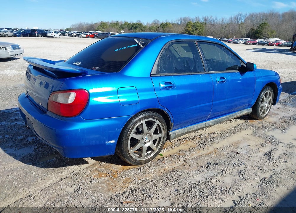 2002 SUBARU IMPREZA WRX VIN: JF1GD29672G521917