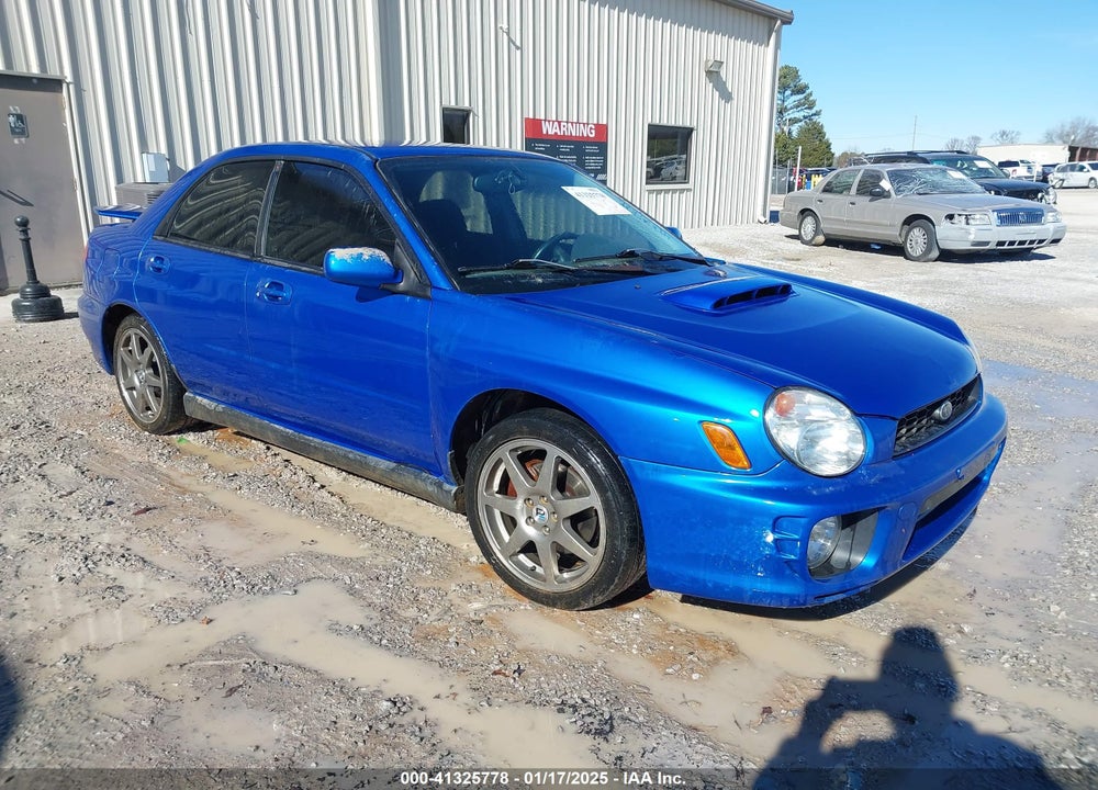 2002 SUBARU IMPREZA WRX VIN: JF1GD29672G521917