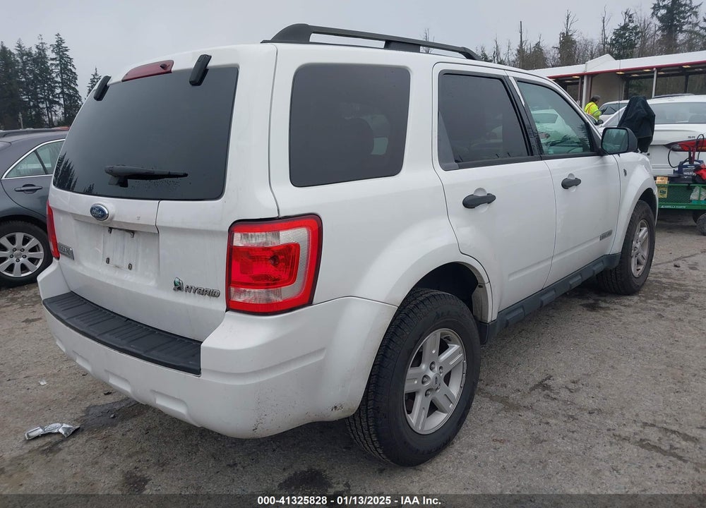 2008 FORD ESCAPE HYBRID VIN: 1FMCU49H08KA17071