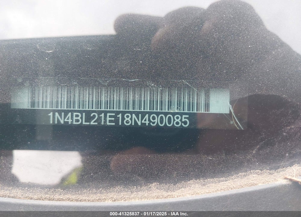 2008 NISSAN ALTIMA VIN: 1N4BL21E18N490085