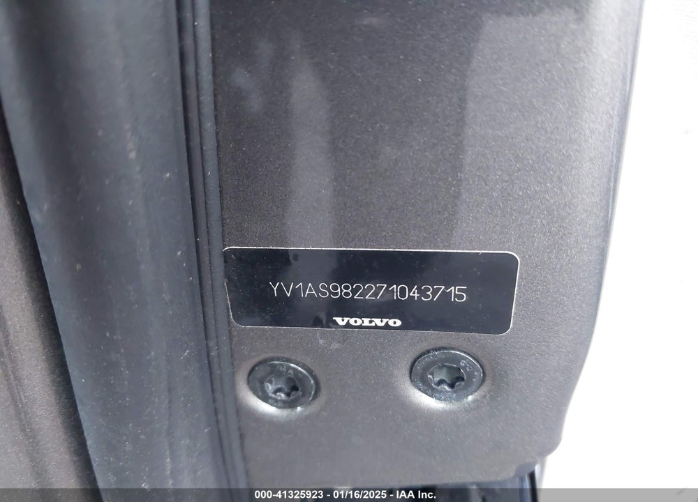 2007 VOLVO S80 3.2 VIN: YV1AS982271043715