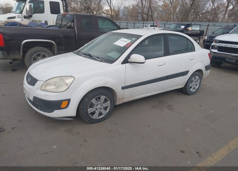 2007 KIA RIO LX VIN: KNADE123676230971