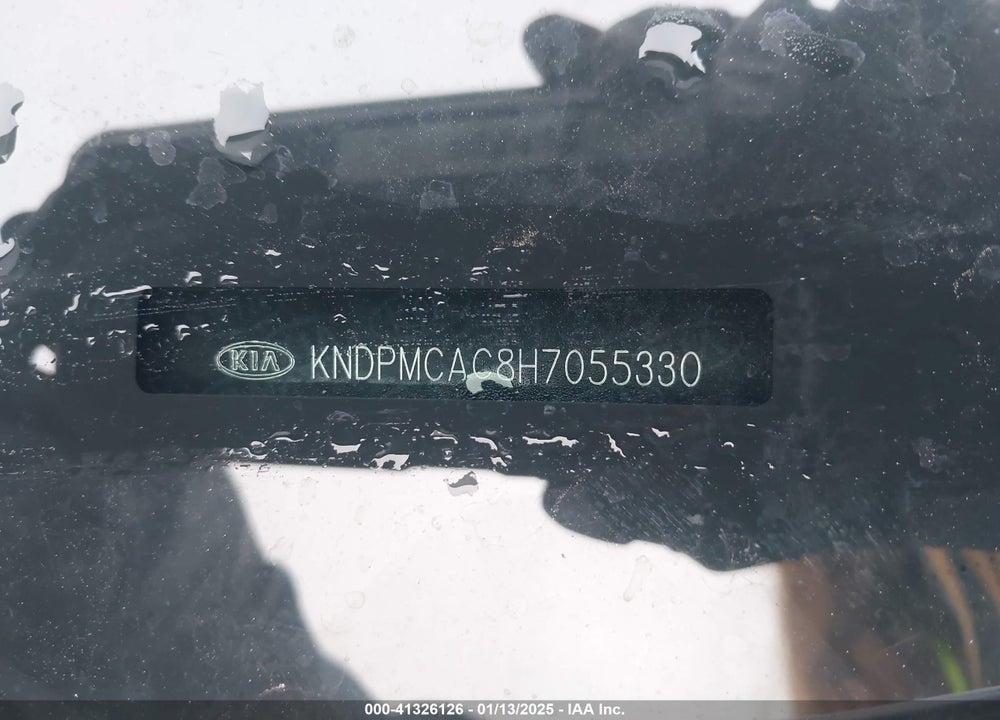 2017 KIA SPORTAGE LX VIN: KNDPMCAC8H7055330