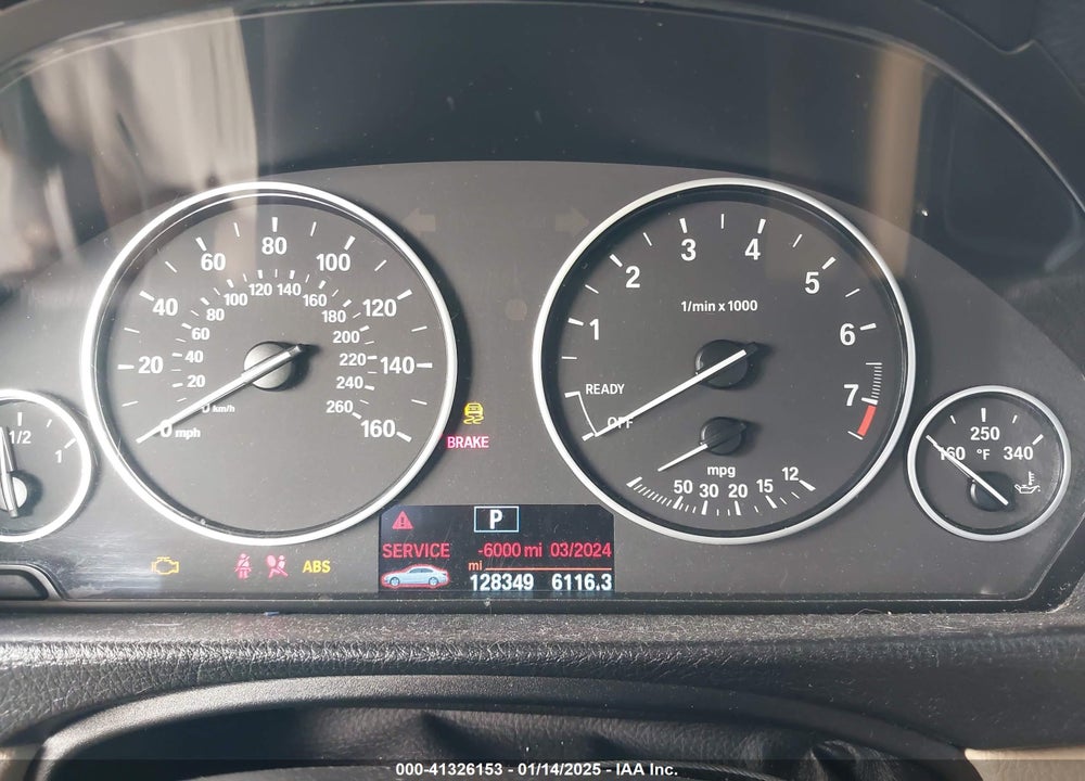 2014 BMW 320I VIN: WBA3C3C54EF987037