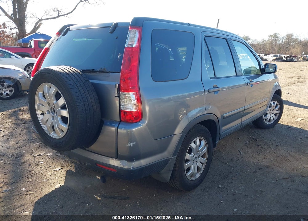 2006 HONDA CR-V SE VIN: SHSRD78906U408153
