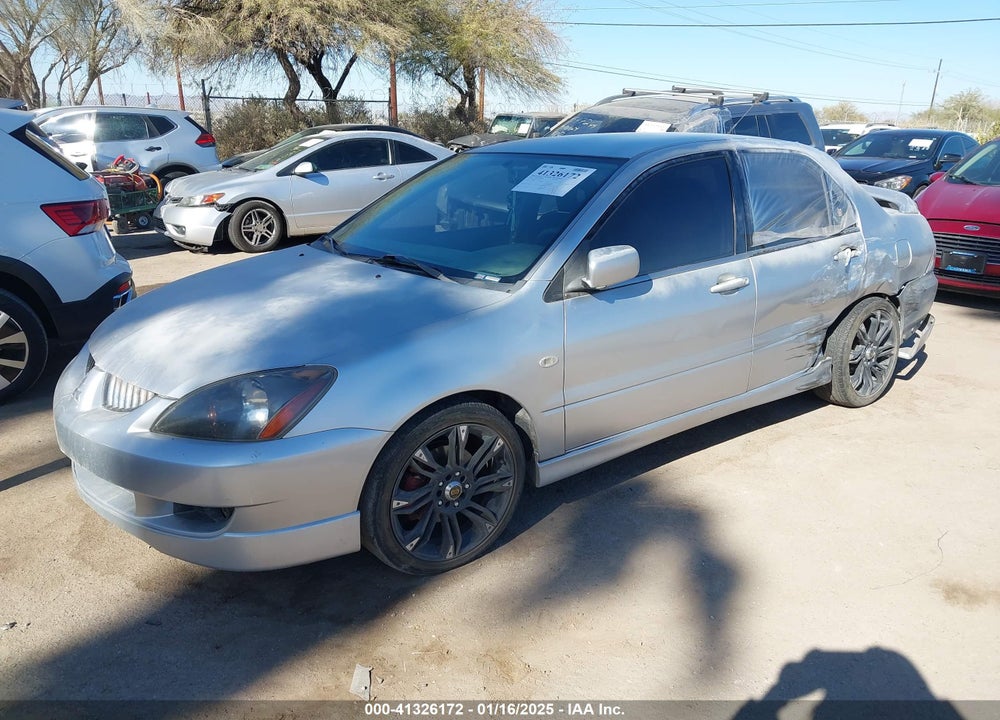 2004 MITSUBISHI LANCER RALLIART VIN: JA3AJ66F14U053464