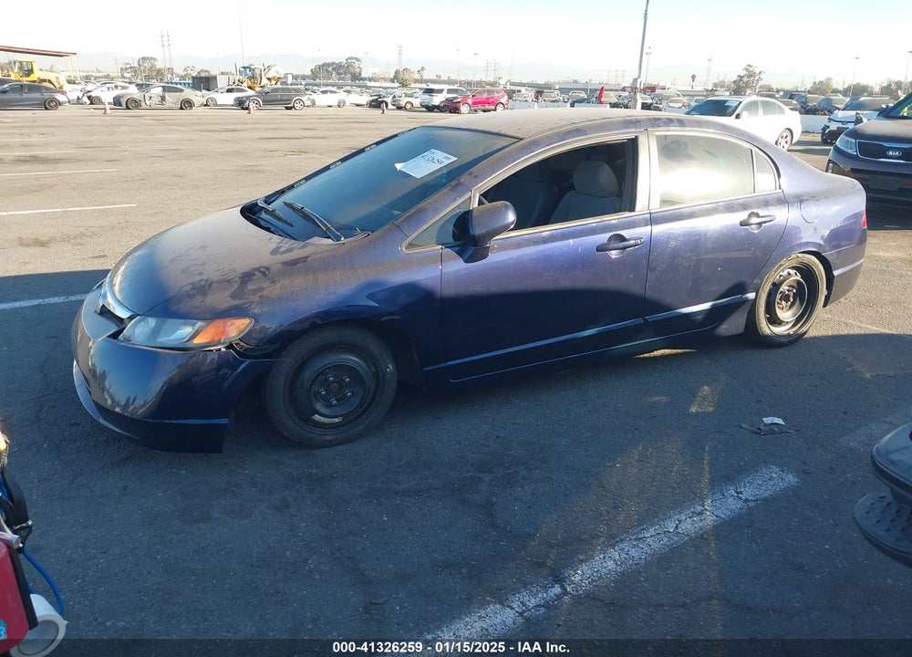 2006 HONDA CIVIC VIN: 1HGFA15516L064848