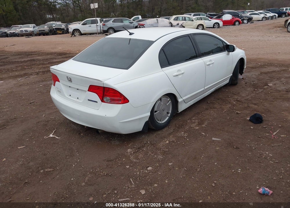 2008 HONDA CIVIC HYBRID VIN: JHMFA36258S027873