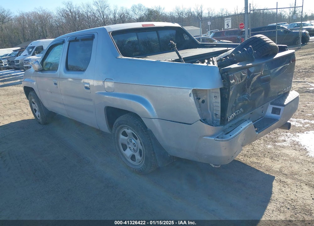 2007 HONDA RIDGELINE VIN: 2HJYK16437H519333